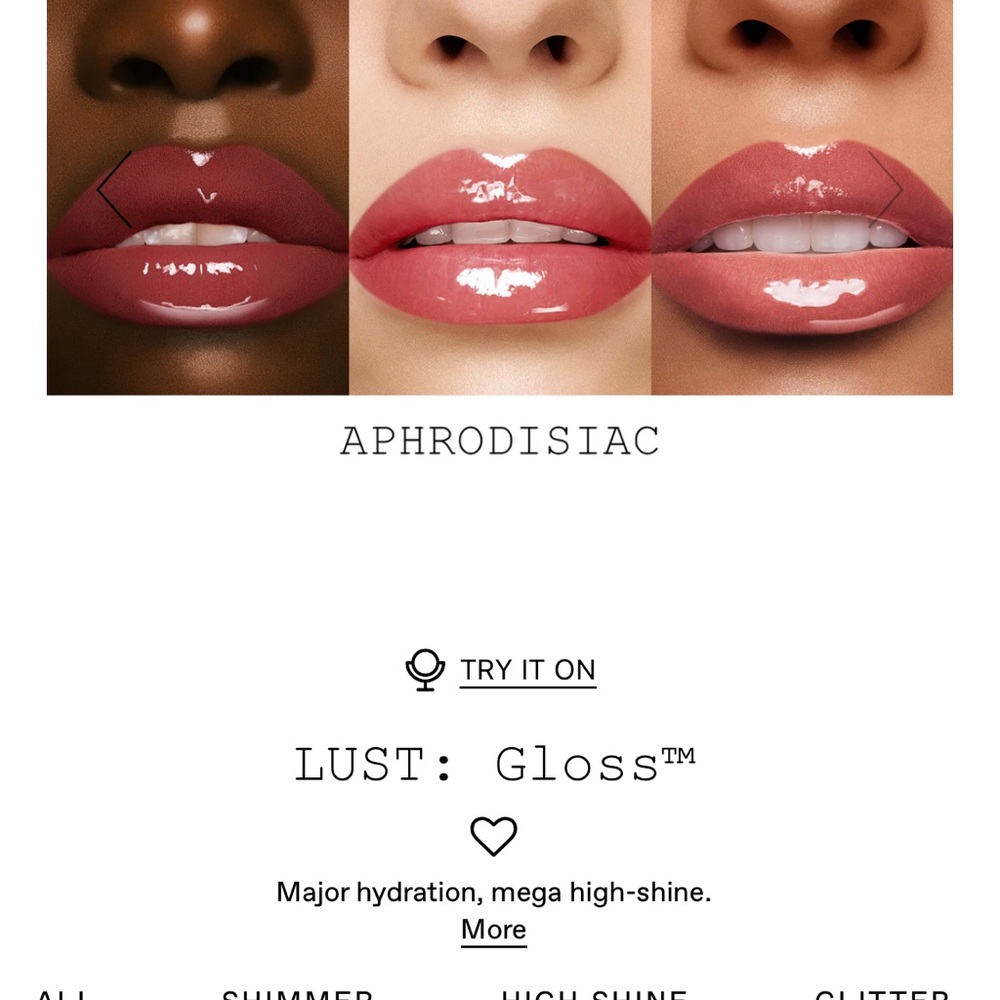 Pat McGrath Labs. List Gloss in color Aphrodisiac. Box opened. Never used!